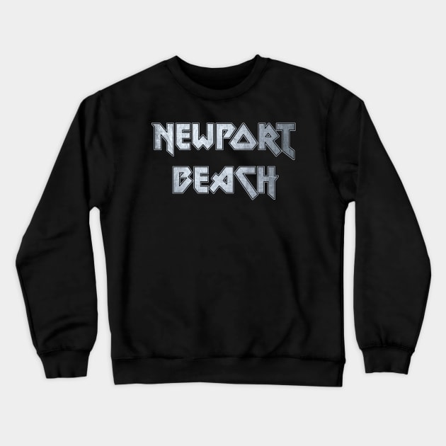 Newport Beach CA Crewneck Sweatshirt by KubikoBakhar